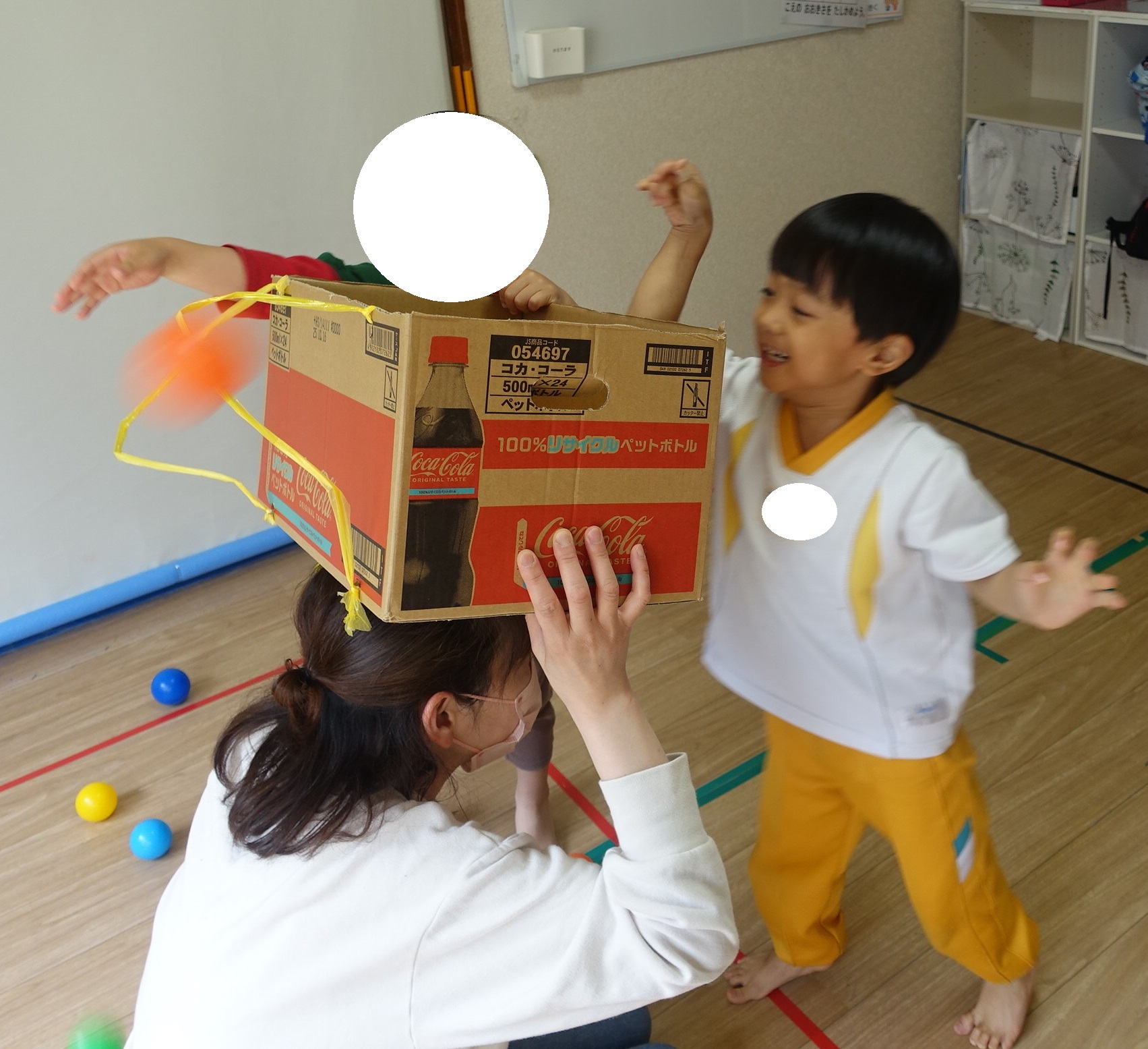 ここあーる:玉入れあそびで元気いっぱい!🏃♂️🏃♀️