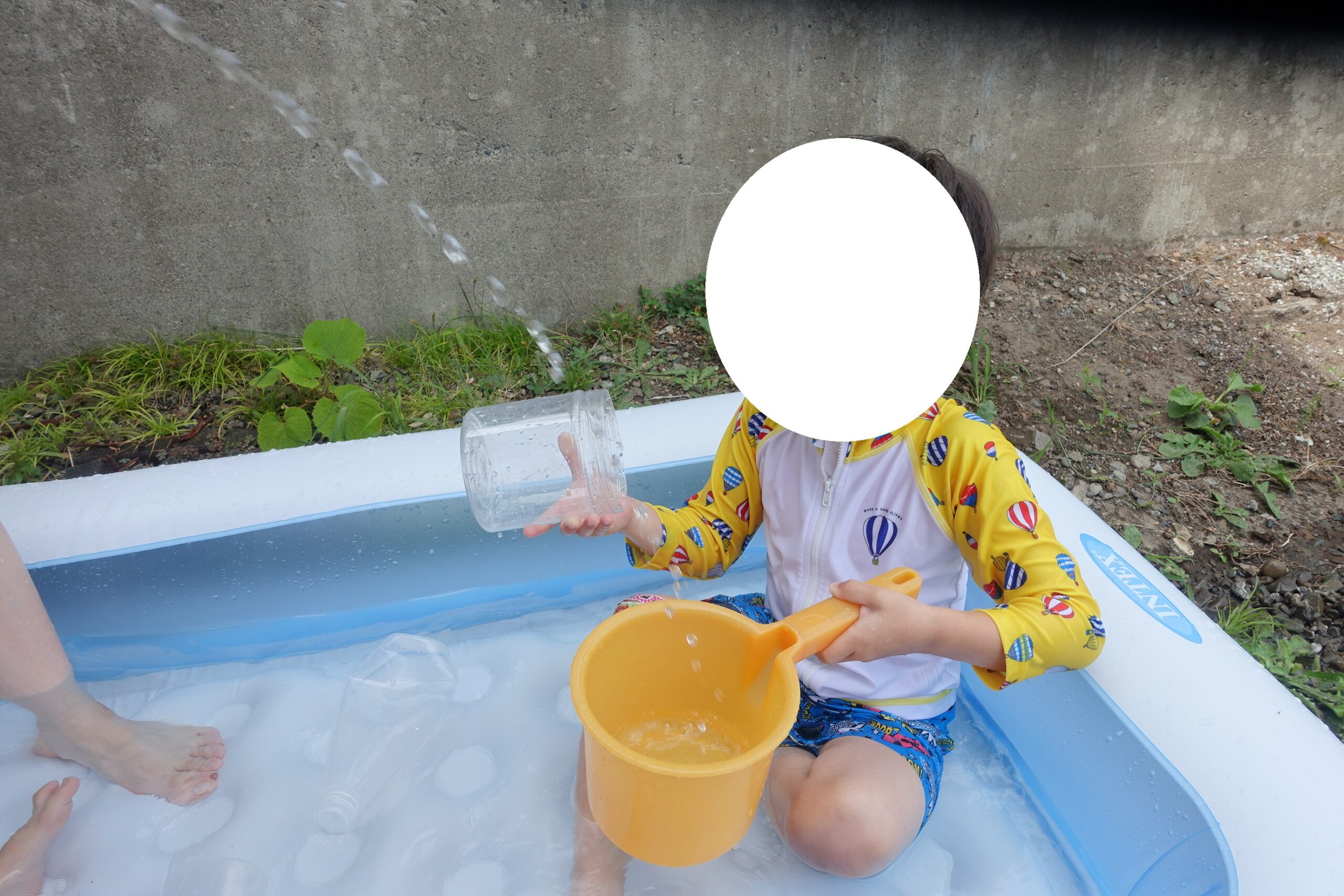 ここあーる:ぺんぎんくらすの水あそび、終了しました〜!🌞