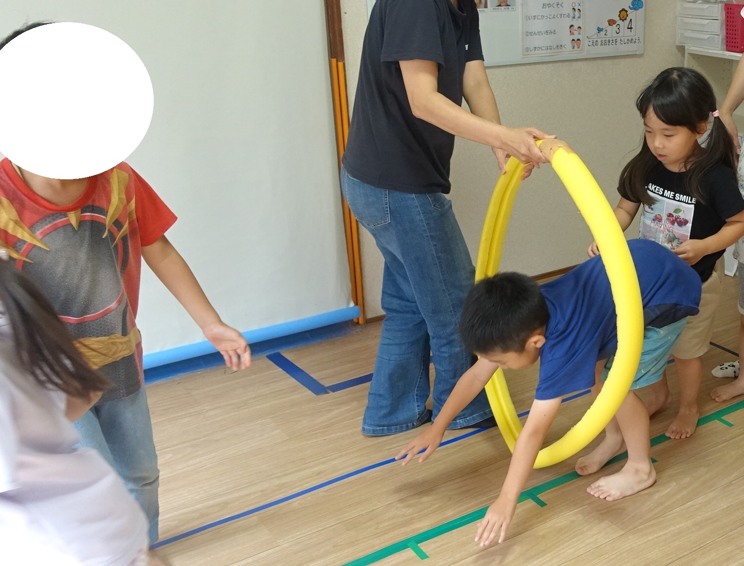 ここあーる：運動あそび「フープ遊び」✨