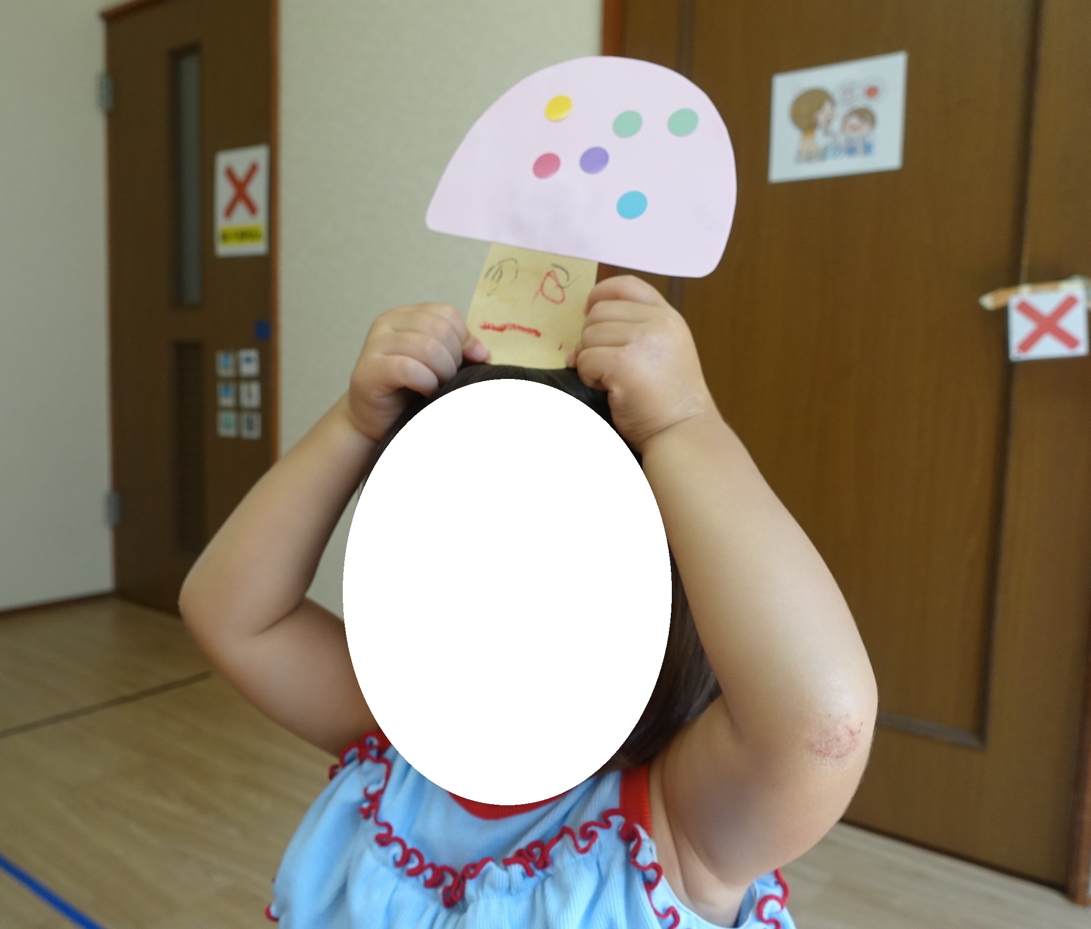 ここあーる：壁面製作「きのこ🍄」