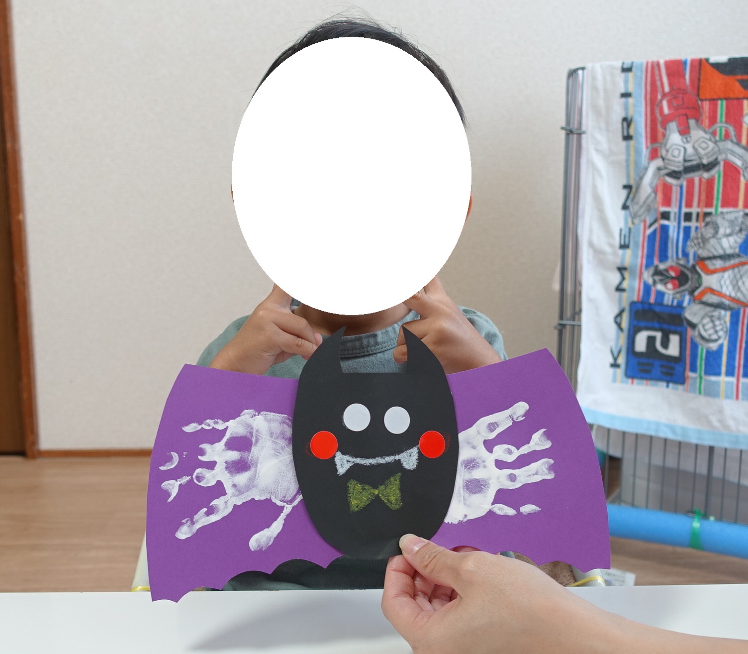 ここあーる:壁面製作「コウモリ🦇」