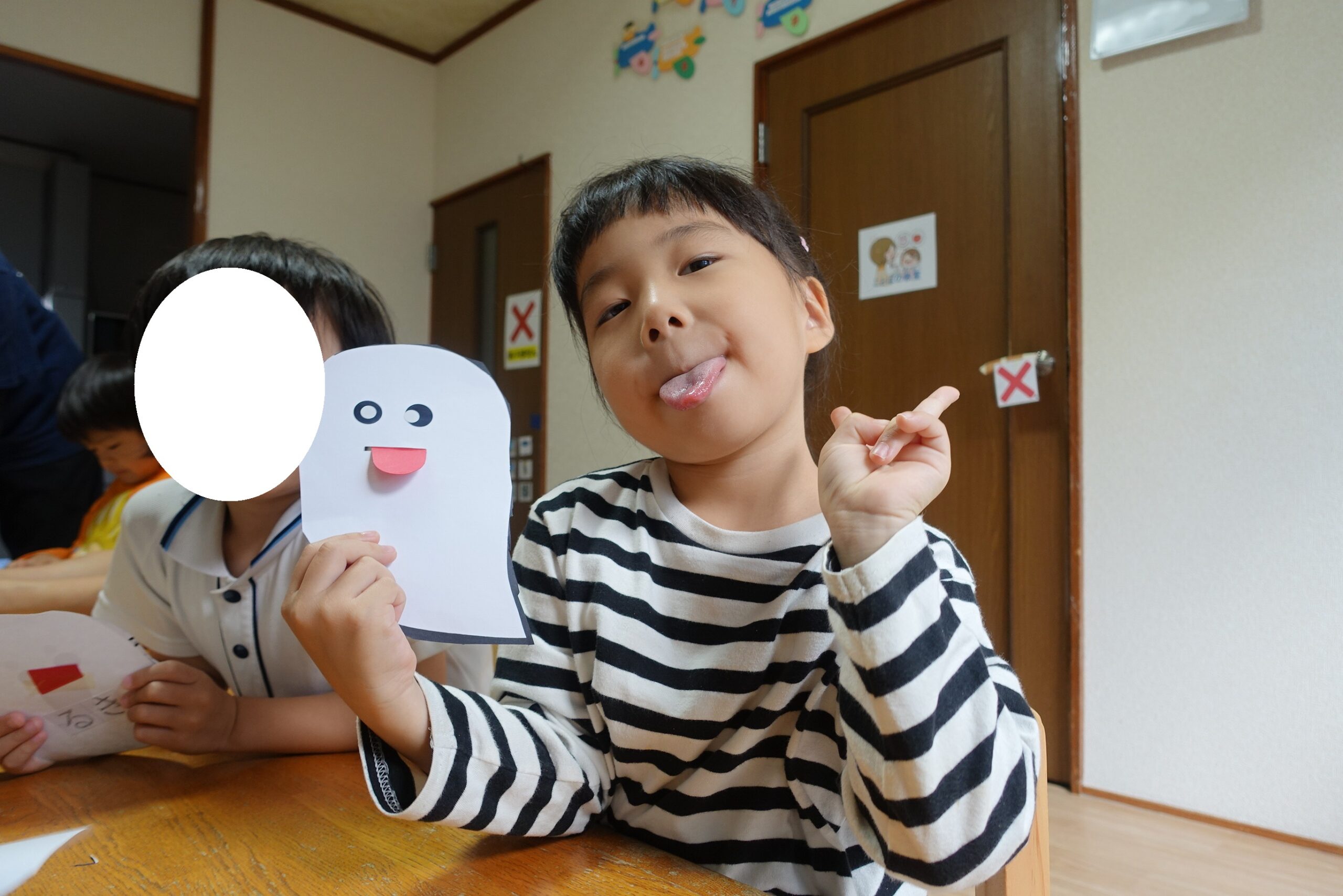 ここあーる:おばけの壁面製作👻