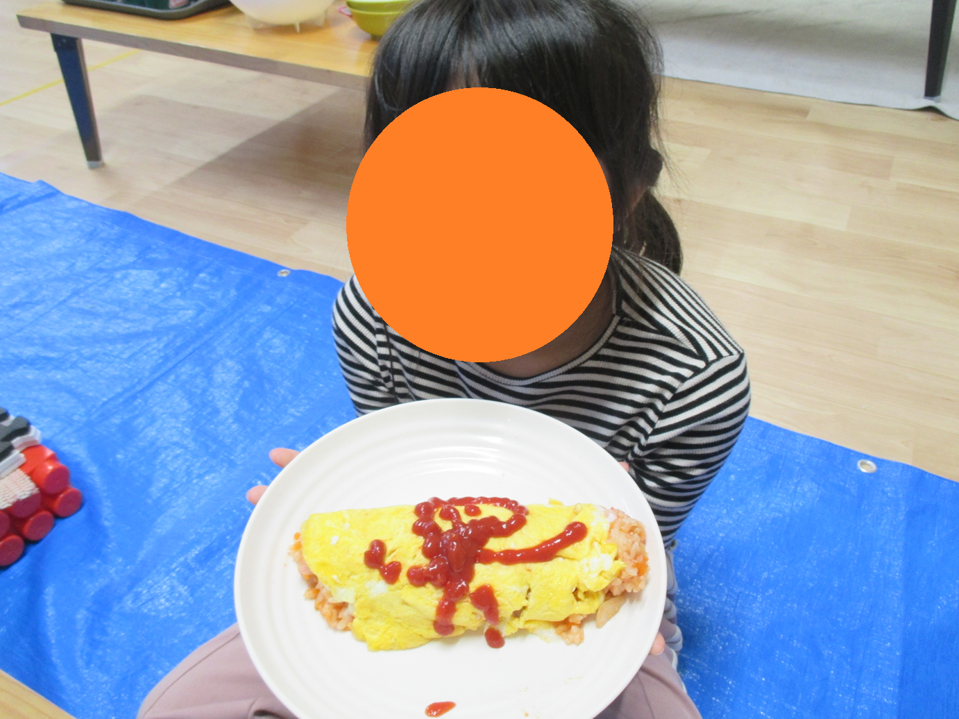 そえる　オムライス作り
