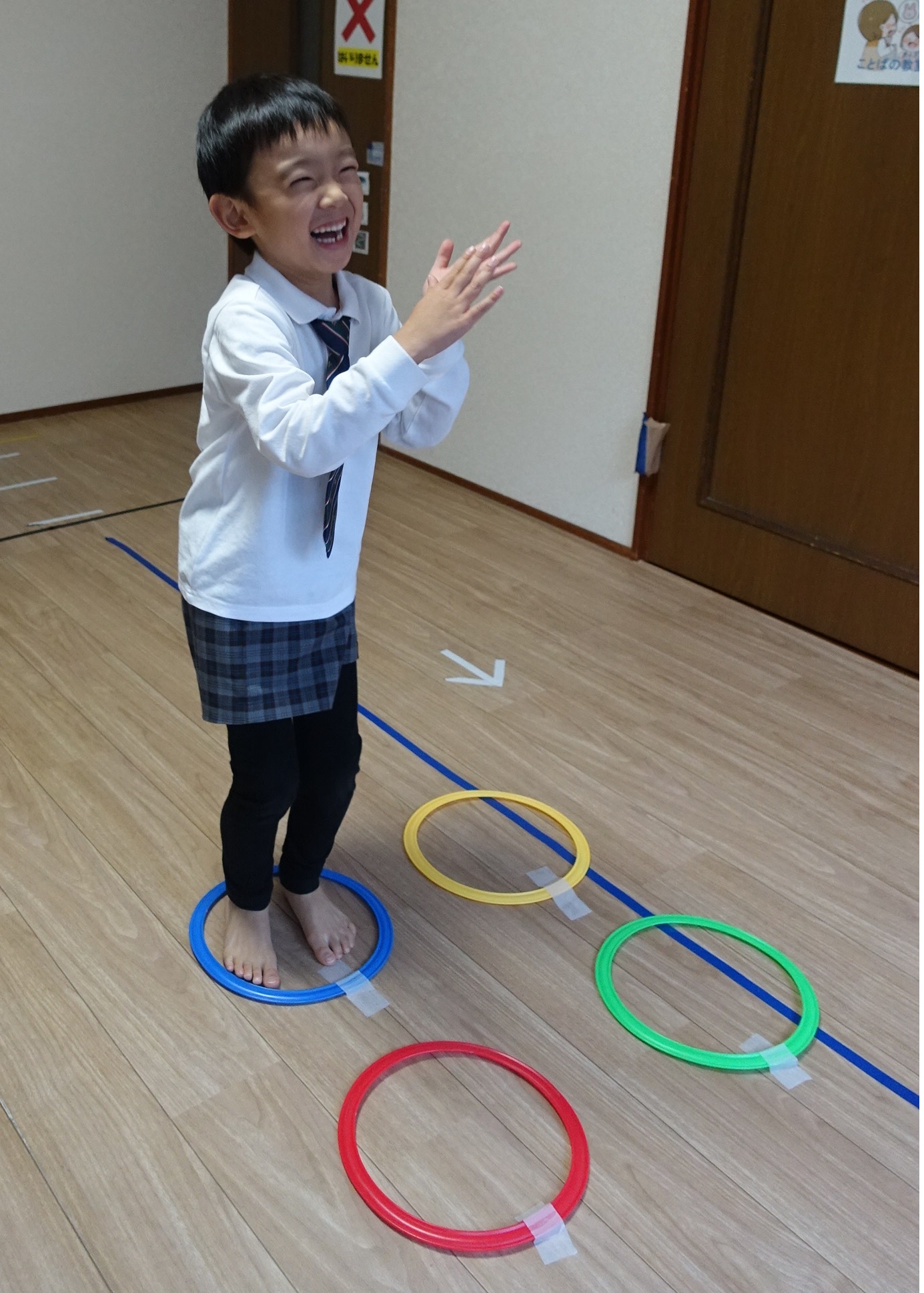 ここあーる：運動「フープジャンプ」✨