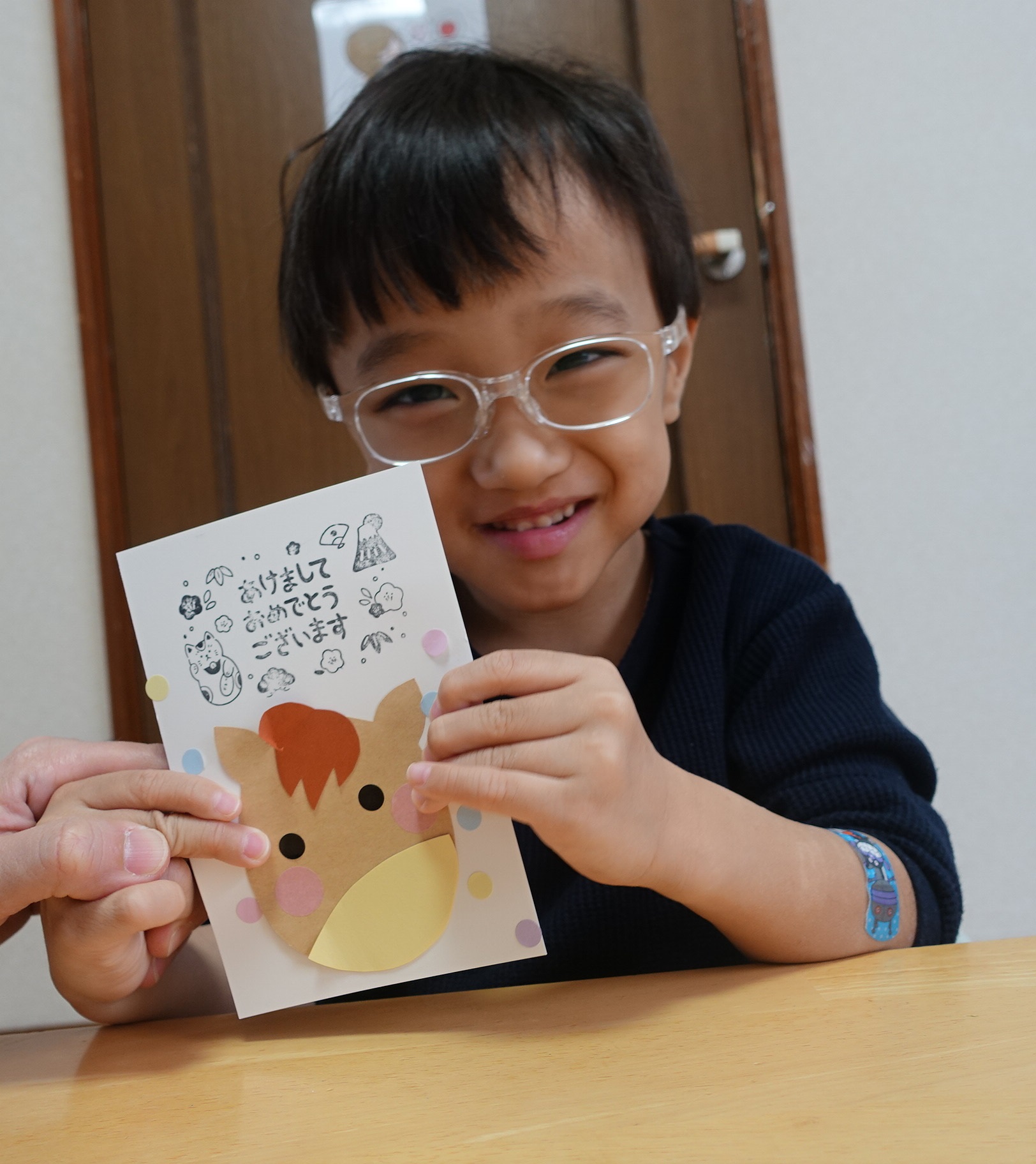 ここあーる：年賀状製作🎍ぺんぎんくらす🐧