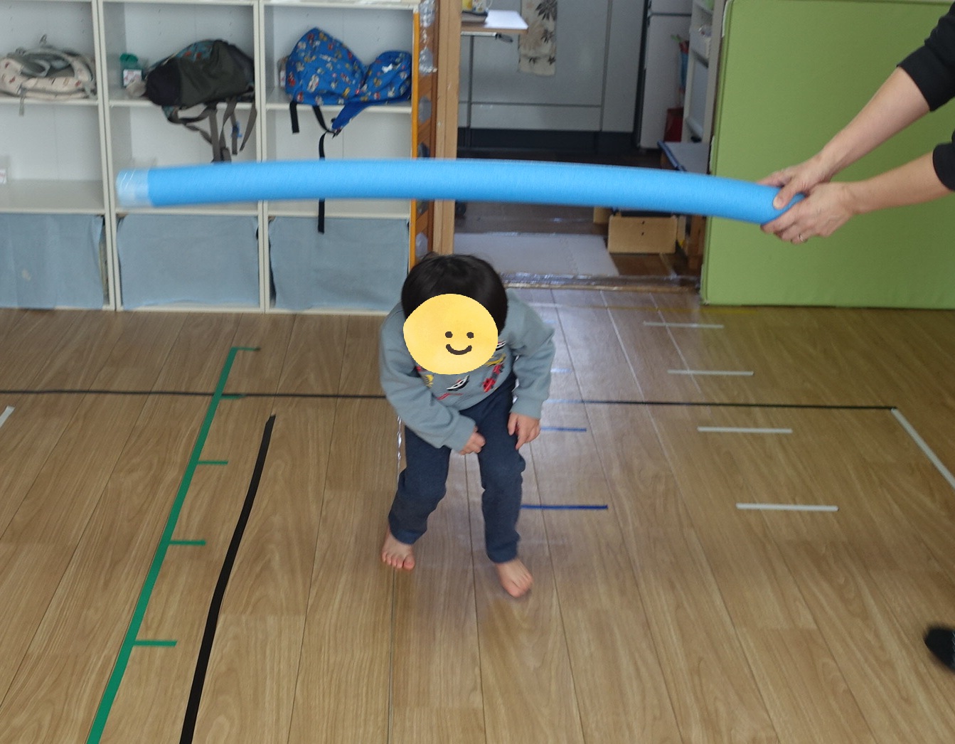 ぺんぎんくらす🐧運動遊び「棒ジャンプ！」