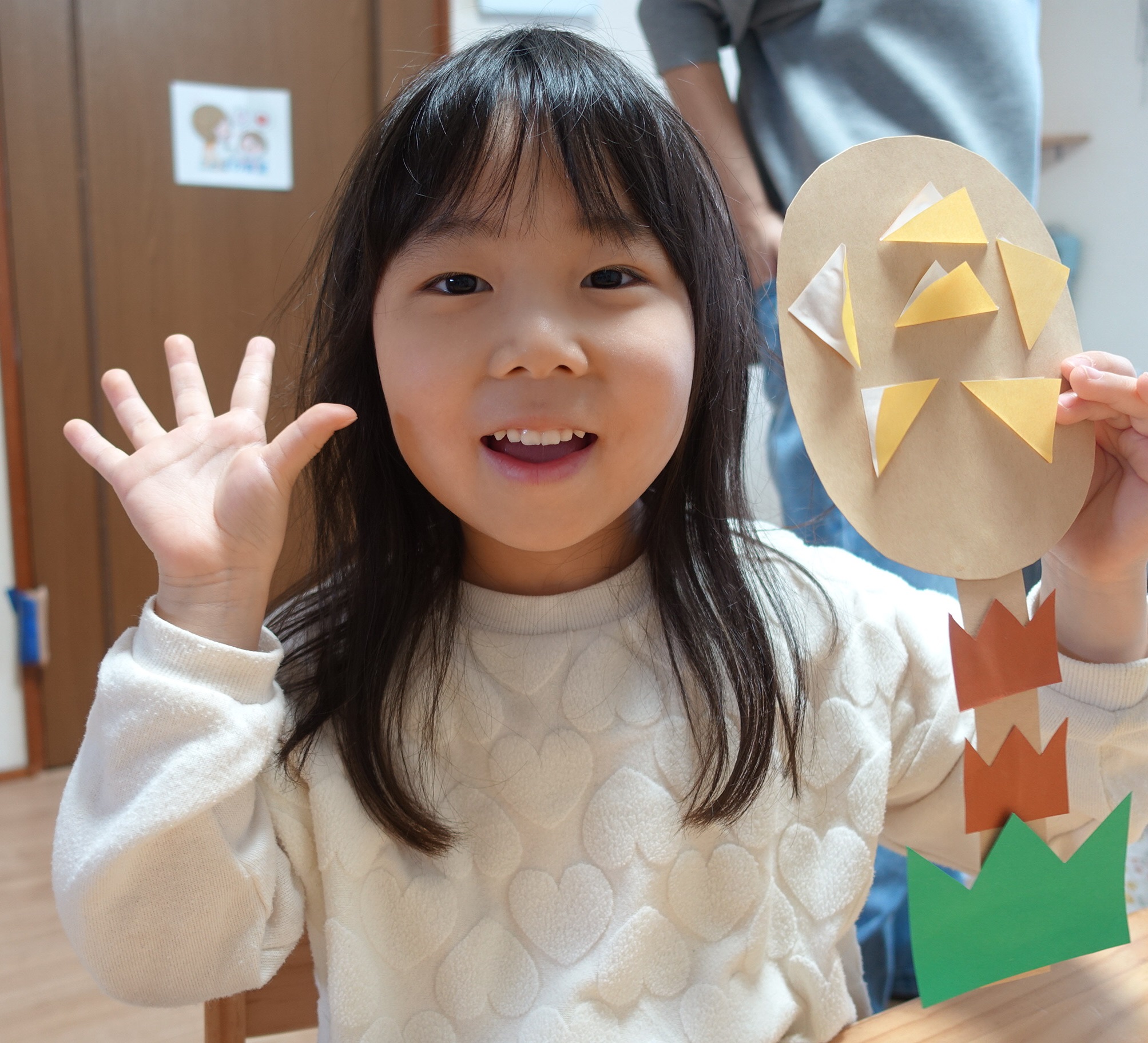 ぺんぎん・らいおんくらす🐧🦁「壁面製作：つくし」