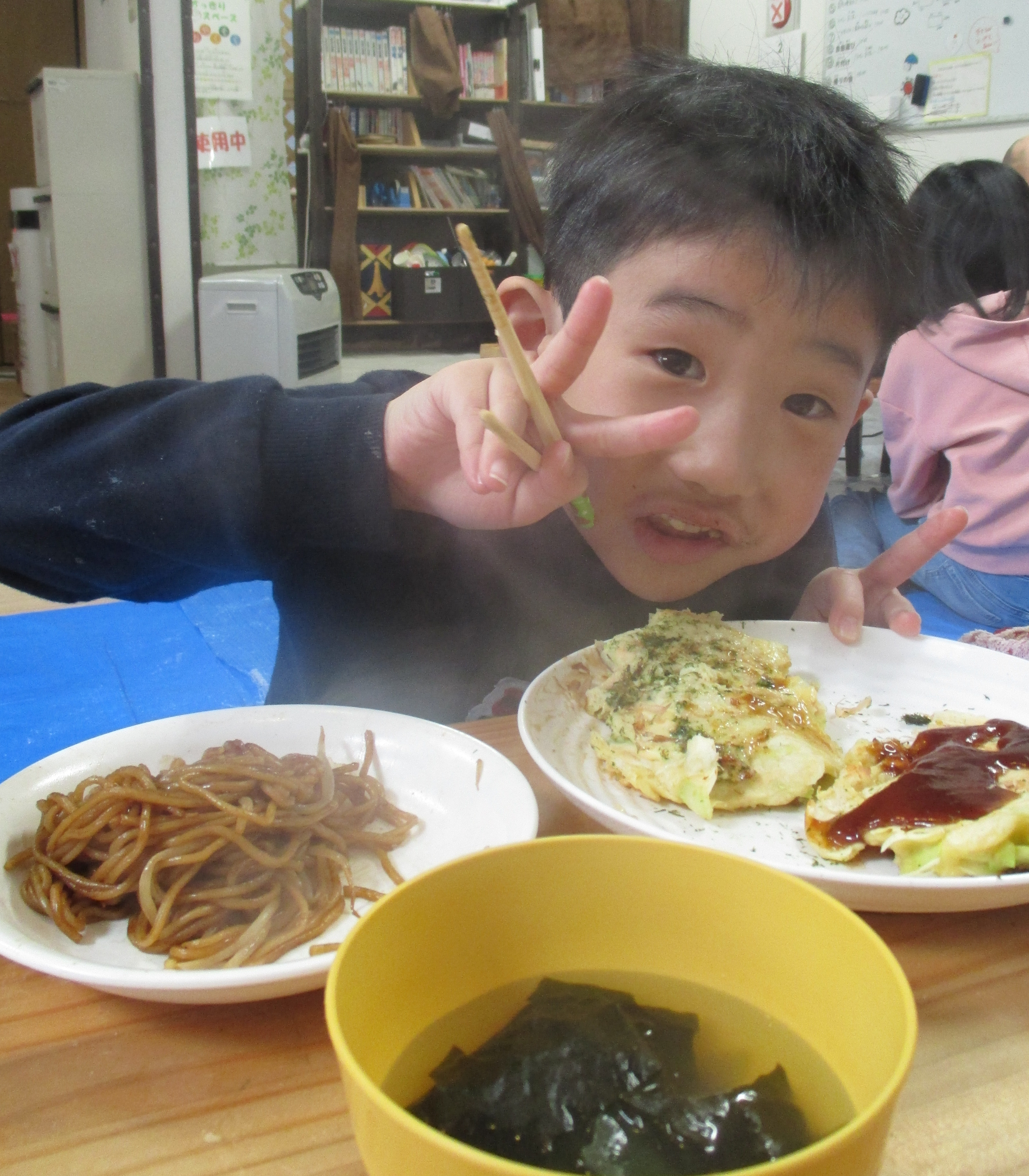 📣✨そえるSaturday✨ ＼みんなでお好み焼きづくり／