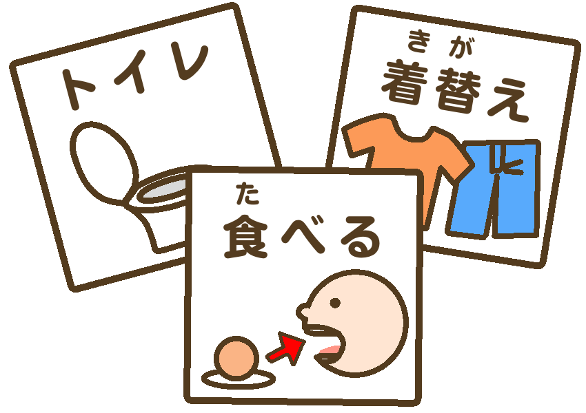 ことから：絵カードでコミュニケーション