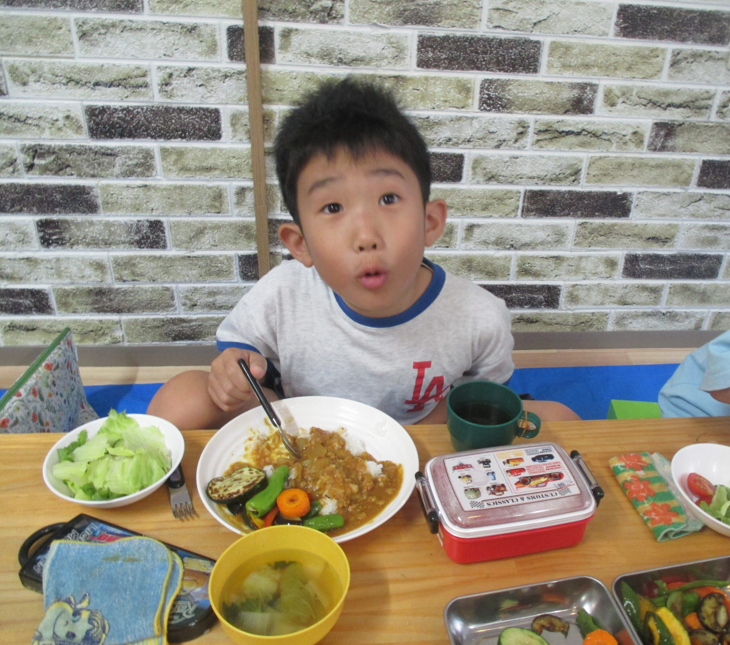 夏といえばやっぱりカレーレイス！！