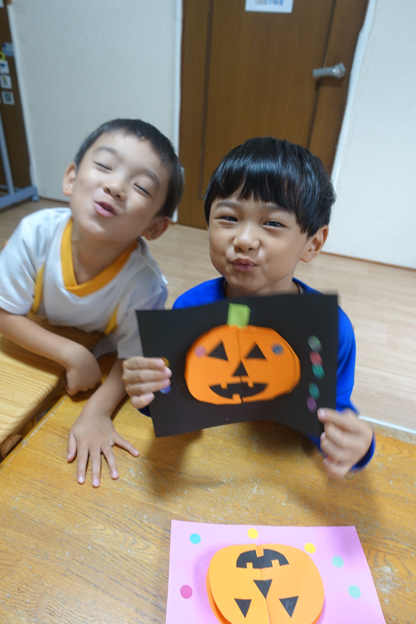 らいおんくらす🦁壁面製作「かぼちゃ🎃」