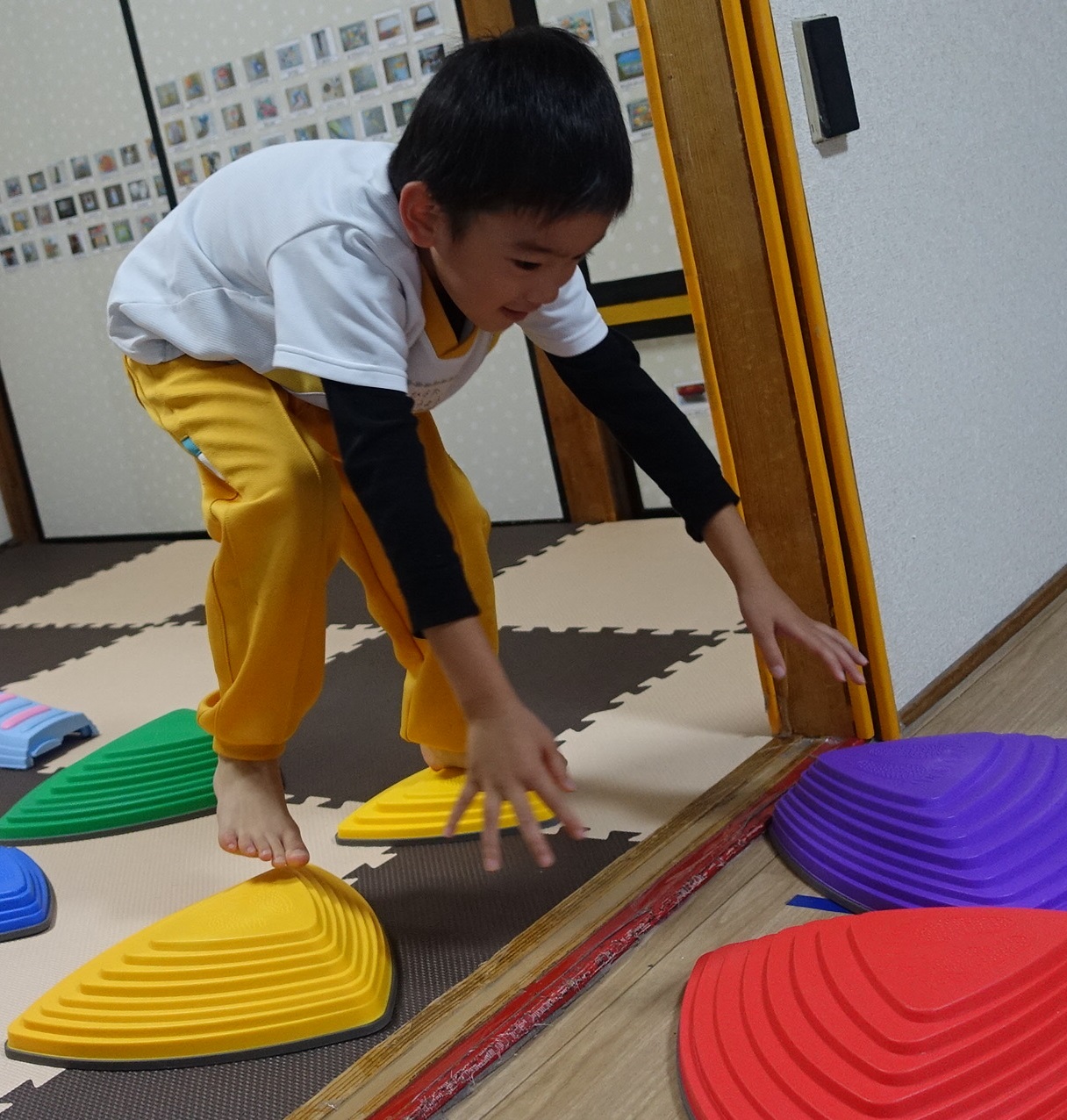らいおんくらす🦁「バランスストーン運動」🌈✨